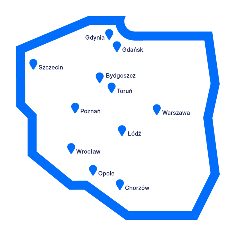 Who we are | WSB Merito Opole University: Mapa Uniwersytetów WSB Merito
