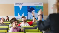 Bankowość i doradztwo finansowe | Studia II stopnia ze studiami podyplomowymi  | Uniwersytet WSB Merito w Gdańsku: Studenci podczas wykładu na auli