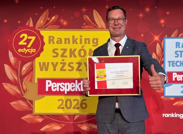 Uniwersytet WSB Merito w Gdańsku numerem 1 wśród pomorskich uczelni niepublicznych! | Aktualności | Uniwersytet WSB Merito w Gdańsku: perspektywy 2026 rektor