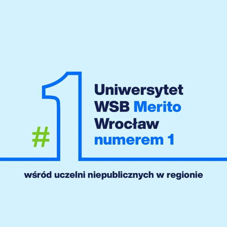 Uniwersytet WSB Merito we Wrocławiu numerem 1 wśród uczelni niepublicznych w regionie!