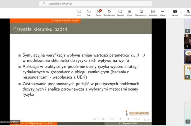 Wirtualne Seminarium z Badań Operacyjnych | Uniwersytet WSB Merito w Poznaniu: WSBO
