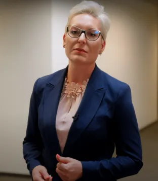 Biznes | Uniwersytet WSB Merito Szczecin: Na zdjęciu Jolanta Durasiewicz, CEO Impel Business Solutions Sp. z o.o. 