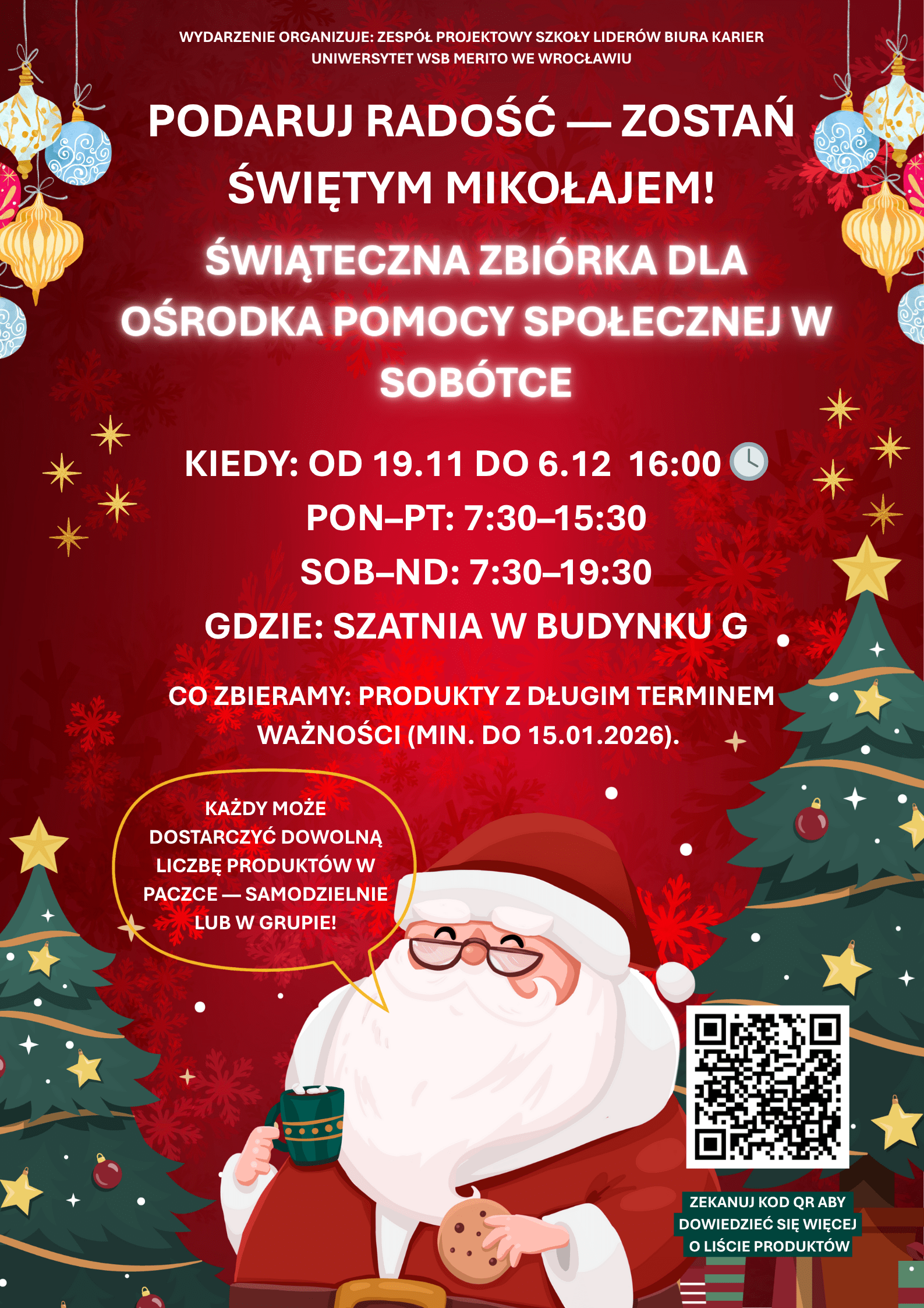 plakat zbiórki