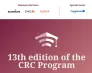 Bezpłatne szkolenia biznesowe dla uczestników studiów podyplomowych | Aktualności | Uniwersytet WSB Merito we Wrocławiu: Grafika promująca 13 edycję CRC Program, zawierającą logotypy partnerów wydarzenia.